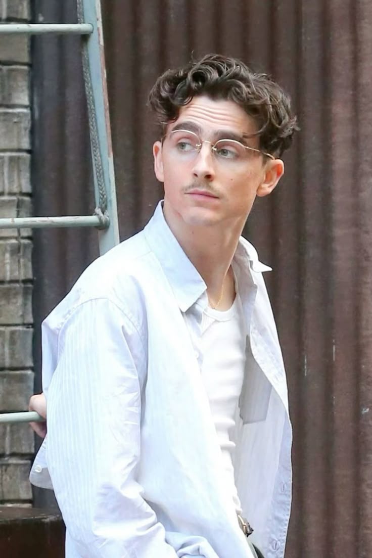 timothée chalamet on the set of 'marty supreme' in nyc on october 9th, 2024